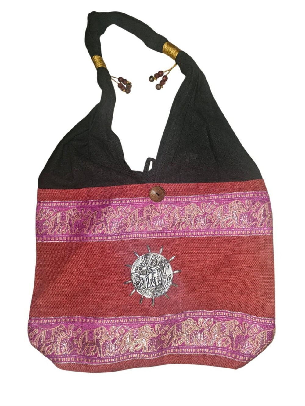 💰Handmade Thai bohemian hobo shoulder bag
